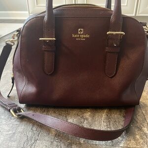Kate Spade Plum Colored Shoulder Bag
